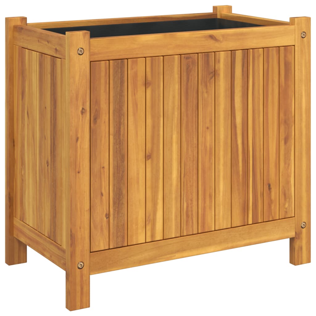 Vidaxl plantenbak met uitvoering 54x31x50 cm massief acaciahout