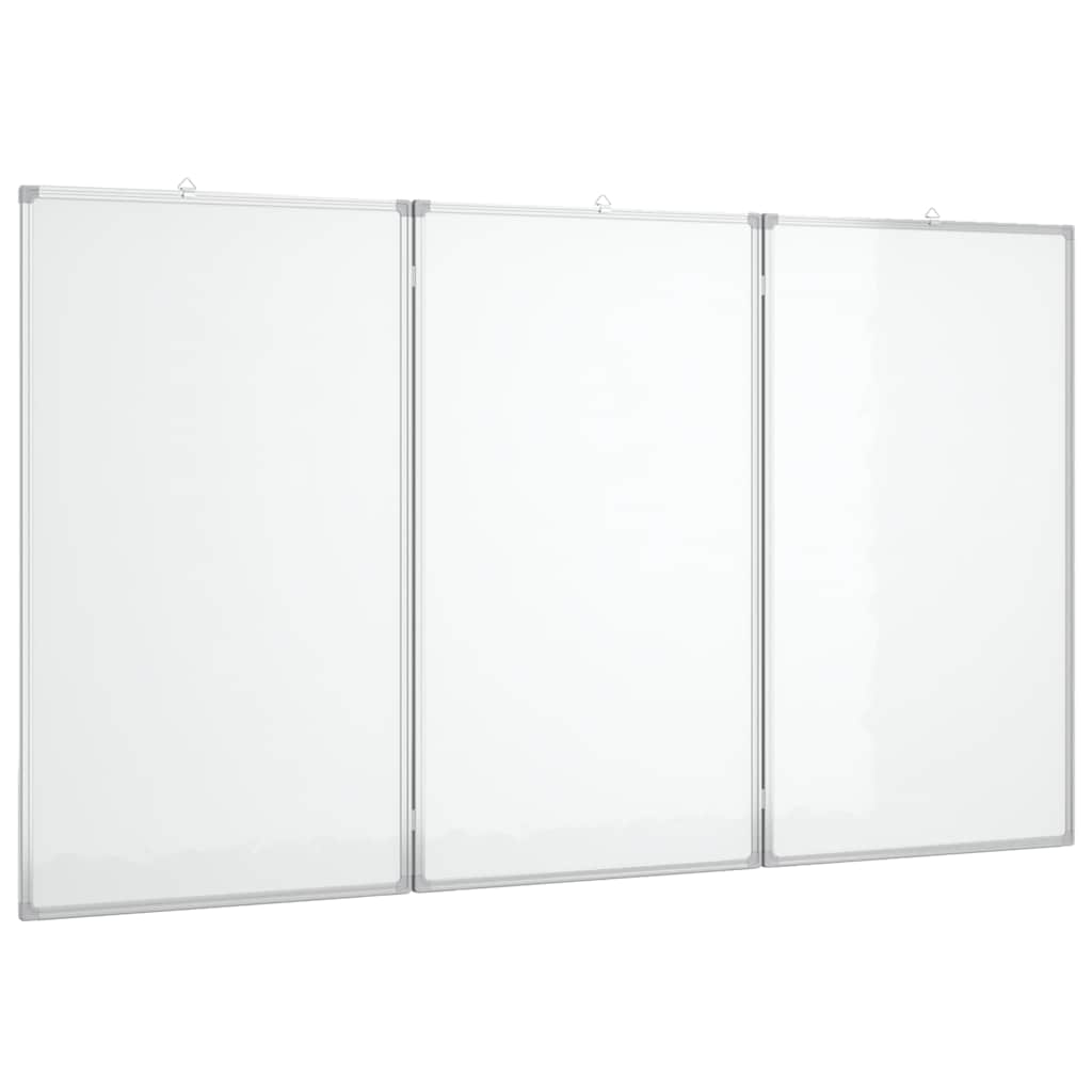 Vidaxl whiteboard magnetisch inklapbaar 180x100x1,7 cm aluminium