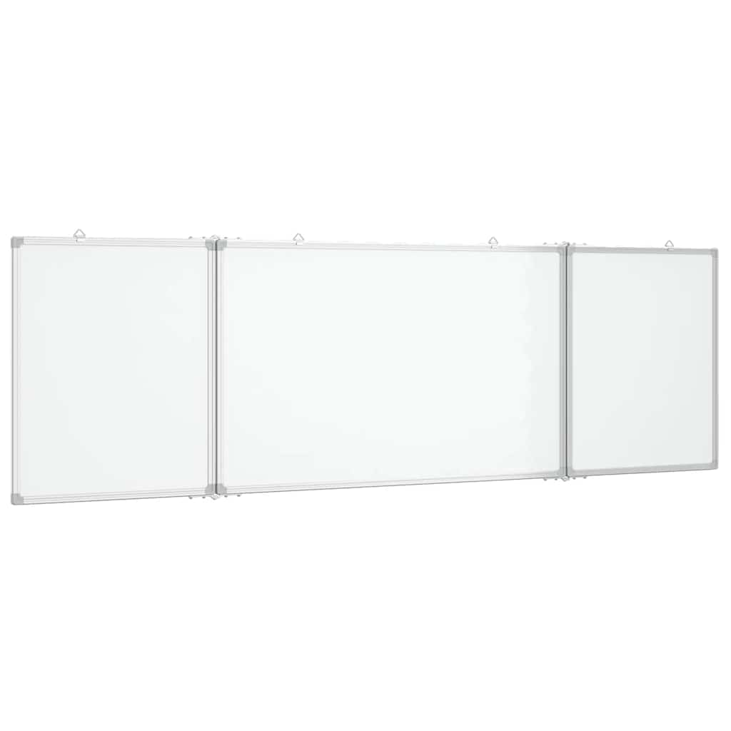 Vidaxl whiteboard magnetisch inklapbaar 160x50x1,7 cm aluminium