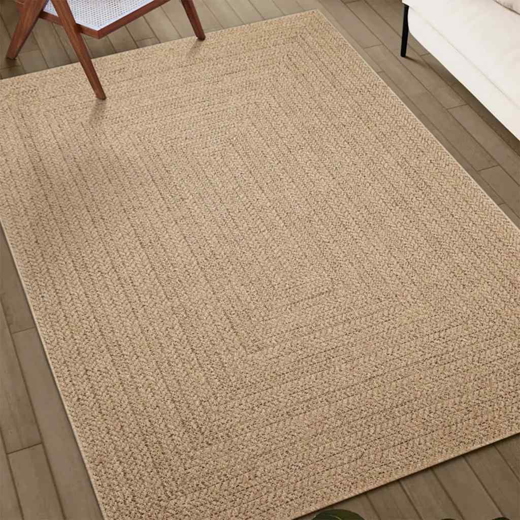 Vidaxl vloerkleed zizur binnen en buiten 80x200 cm jutelook