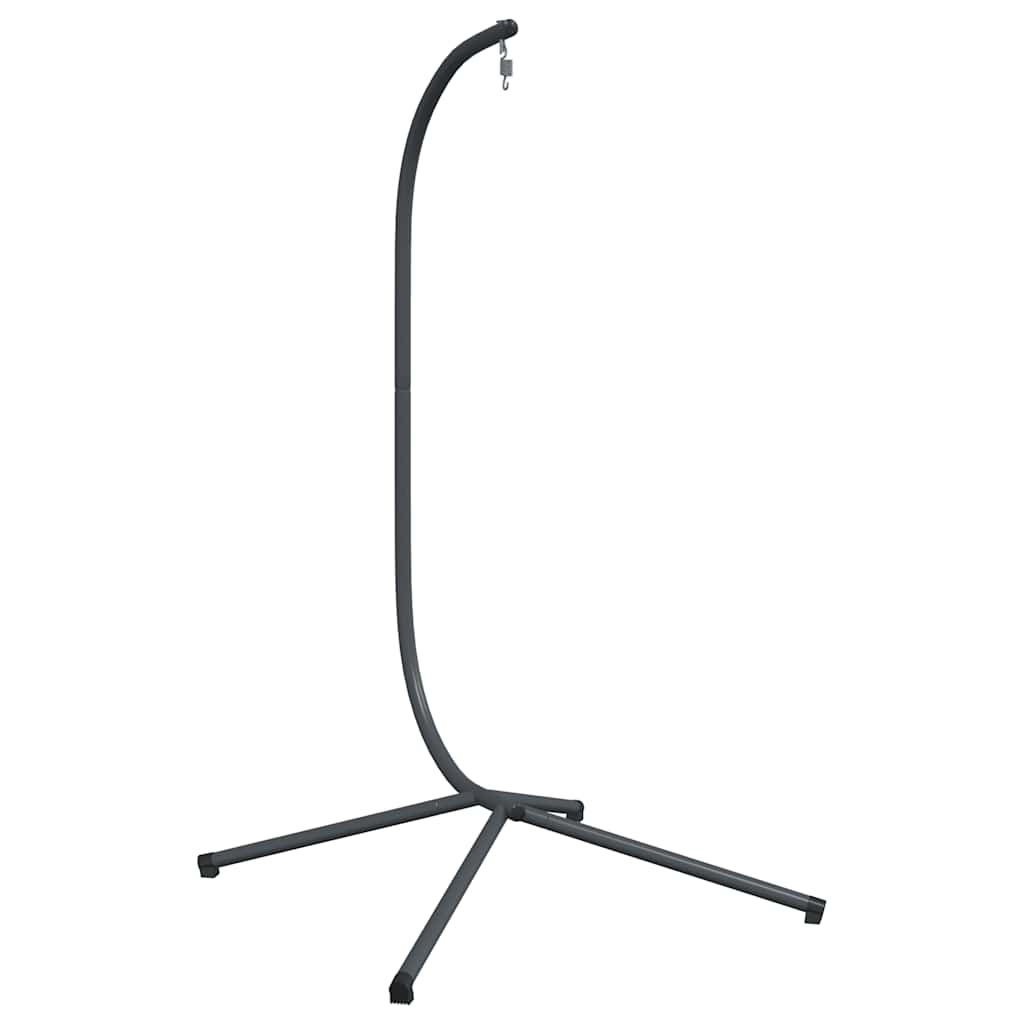 Vidaxl hangende egg chair standaard zonder mand antraciet staal
