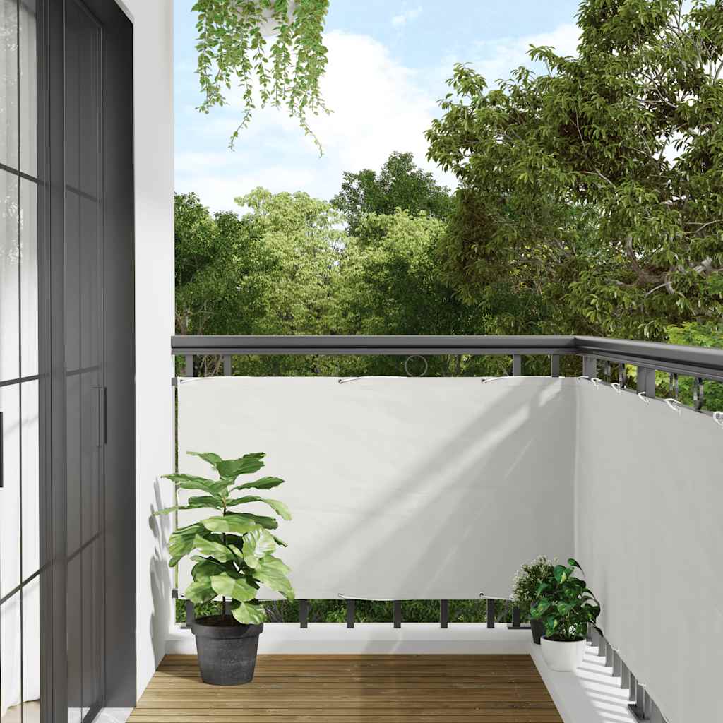 Vidaxl balkonscherm 800x90 cm pvc wit