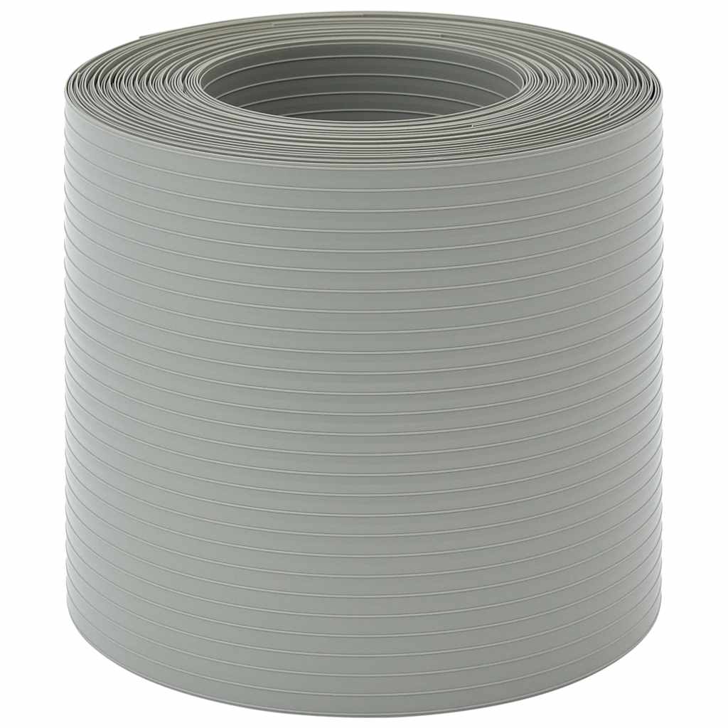 Vidaxl tuinschermen 10 st 252,5x19m pvc steengrijs