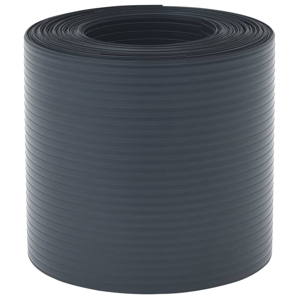 Vidaxl tuinschermen 10 st 252,5x19m pvc zwart
