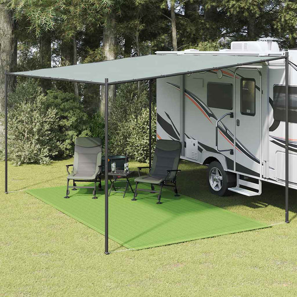 Vidaxl tenttapijt 250x400 cm hdpe lichtgroen