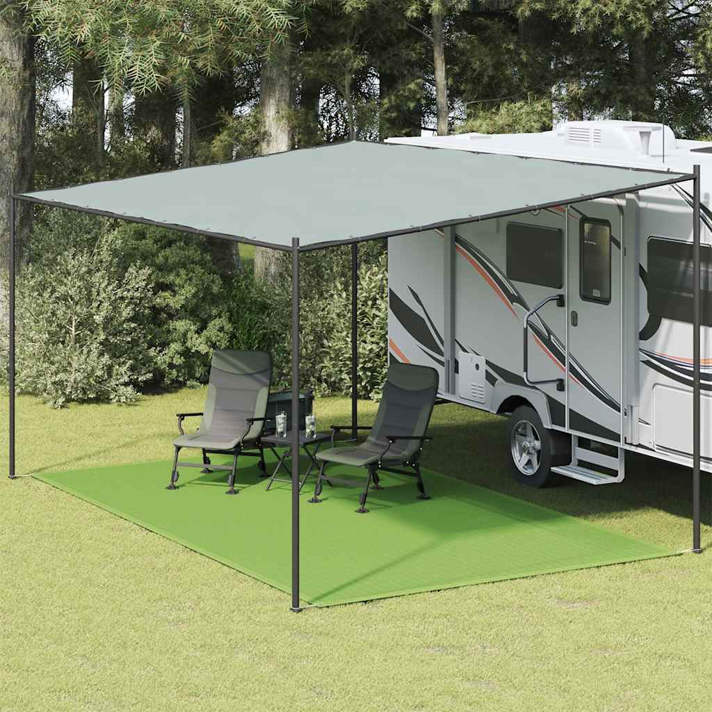 Vidaxl tenttapijt 300x500 cm hdpe lichtgroen