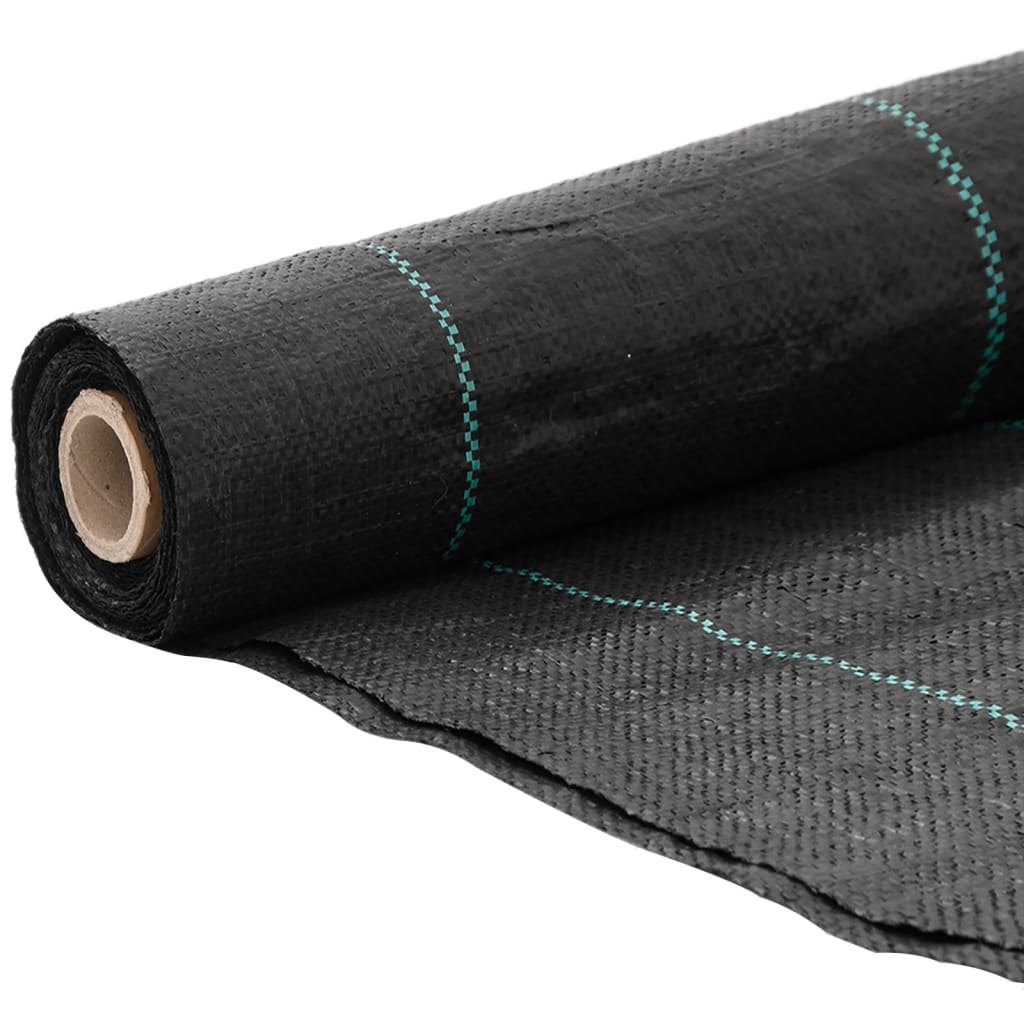 Vidaxl worteldoek 1x5 m polypropeen zwart