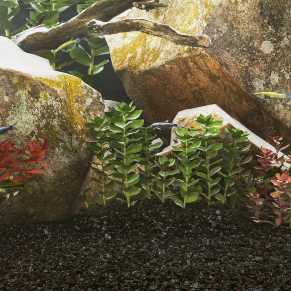 Vidaxl aquariumzand 10 kg 0,2-2 mm zwart