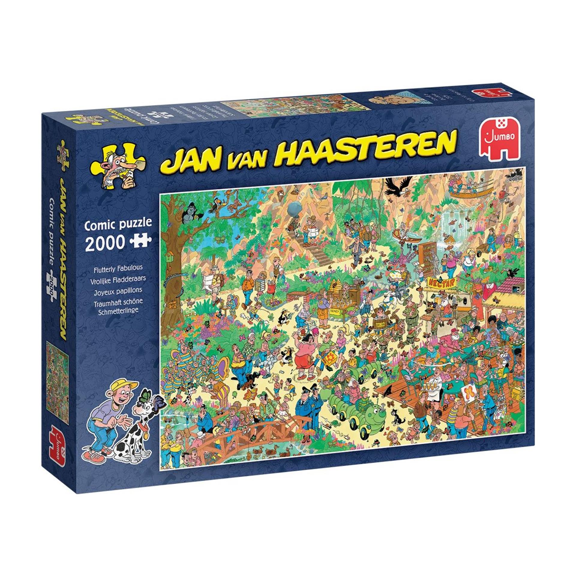 Jumbo jvh puzzel vrolijke fladderaars 2000pcs