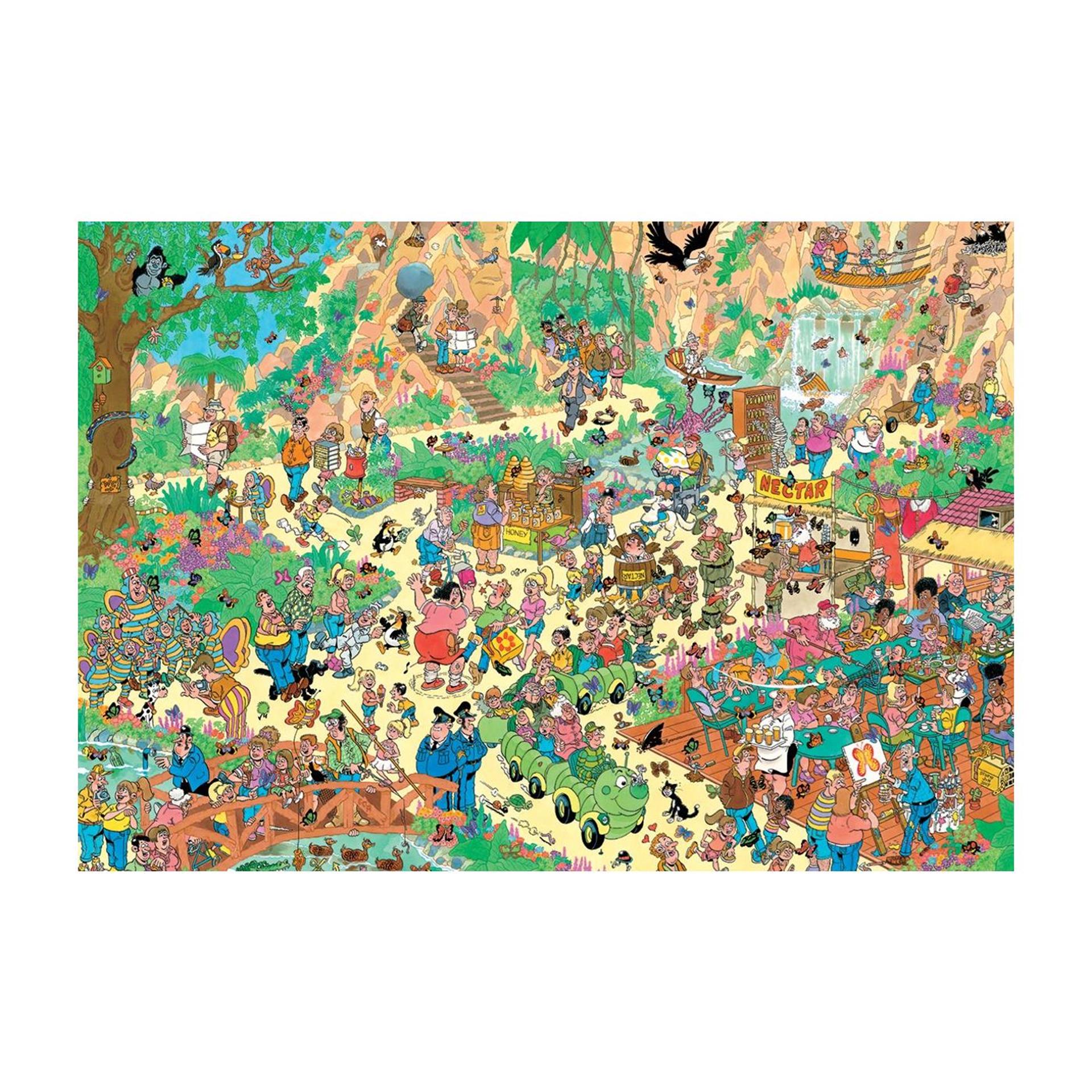 Jumbo jvh puzzel vrolijke fladderaars 2000pcs