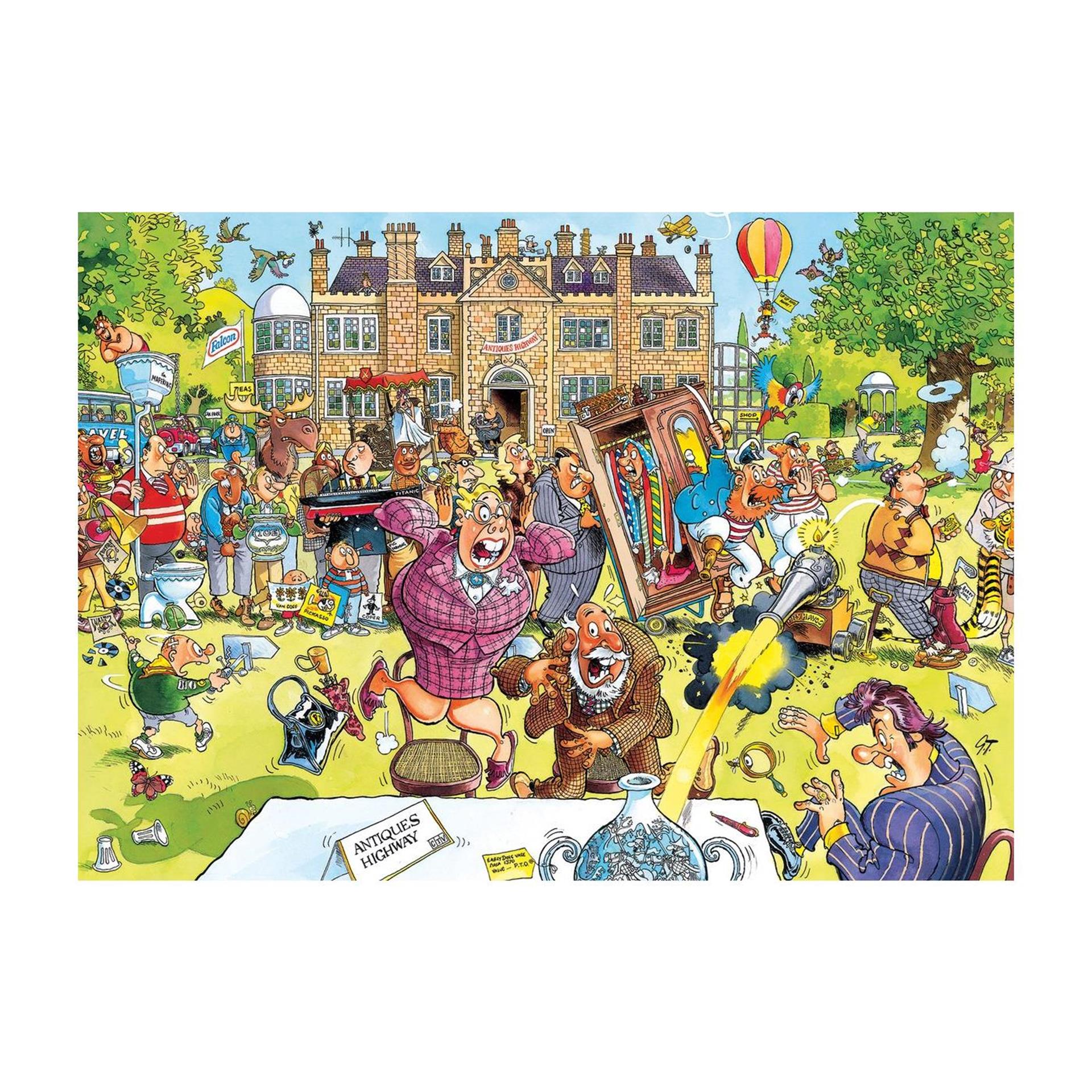 Jumbo wasgij retro original 10 - antiekjacht! - 1000 stukjes puzzel - legpuzzel voor volwassenen