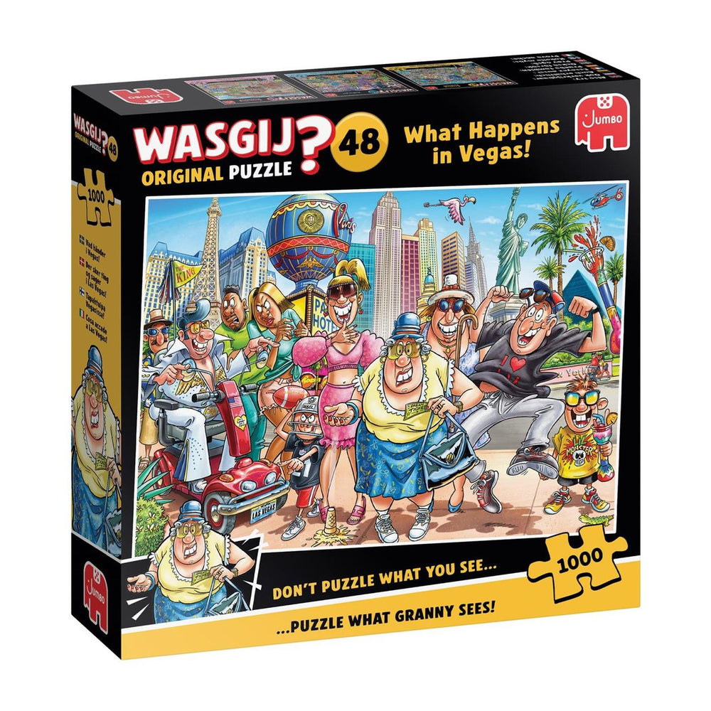 Jumbo wasgij original 48 - what happens in vegas! - 1000 stukjes puzzel - legpuzzel voor volwassenen