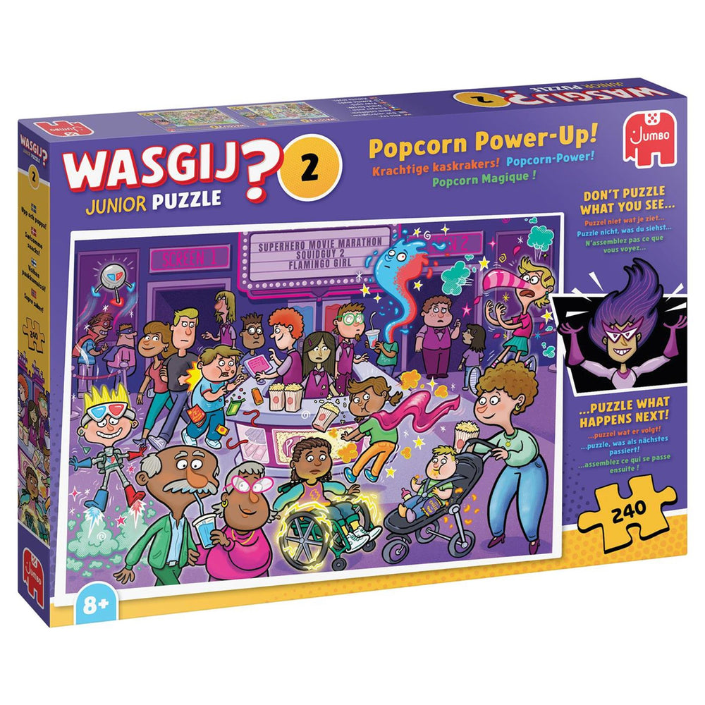 Jumbo wasgij junior - krachtige kaskrakers! - 240 stukjes - legpuzzel voor kinderen