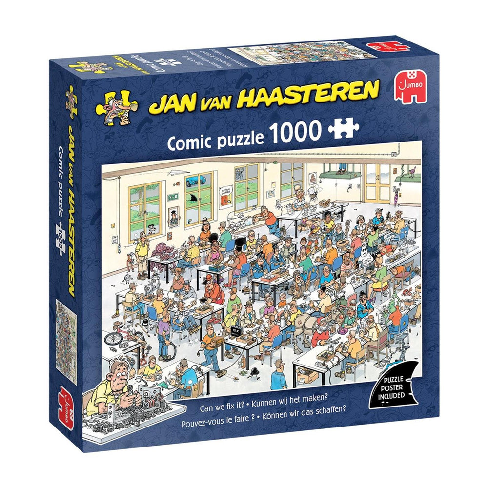 Jumbo jan van haasteren puzzel kunnen wij het maken? 1000 stukjes