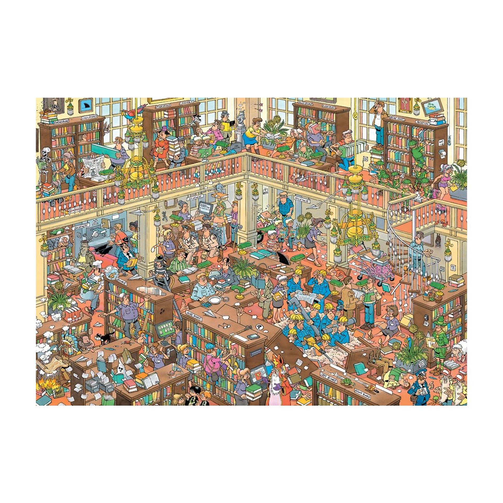 Jumbo jan van haasteren puzzel 500 bibliotheek xl stukjes