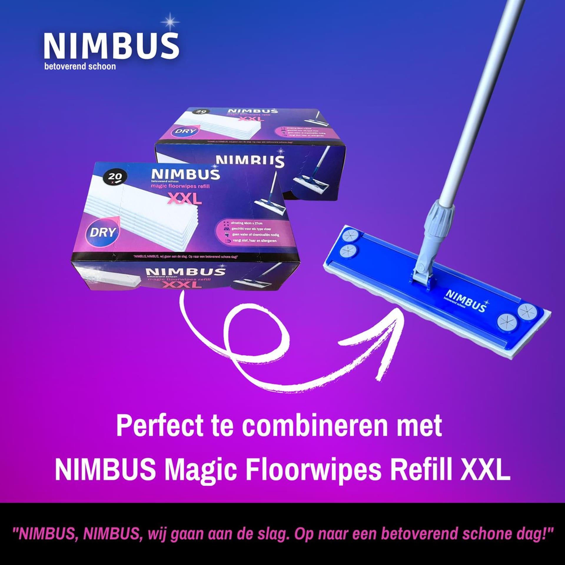 Nimbus magische vloerveger xxl