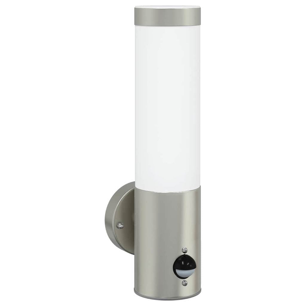 Vidaxl buiten wandlamp zilver 12 x 8,5 x 29 cm