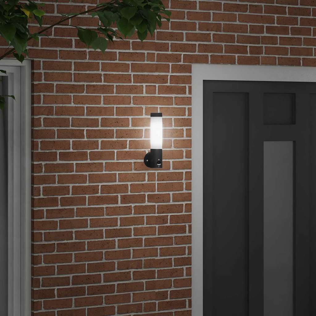 Vidaxl buiten wandlamp zwart 12 x 8,5 x 29 cm