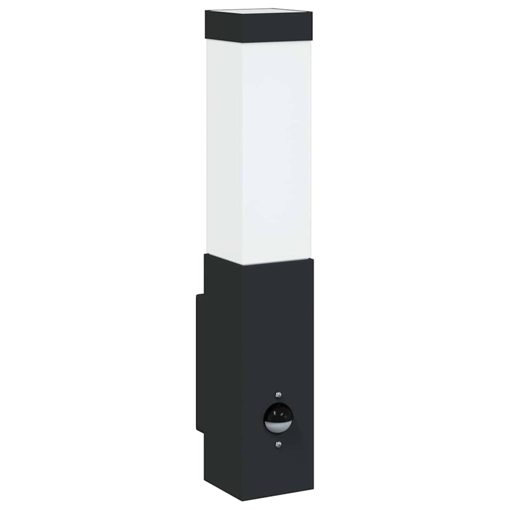 Vidaxl buiten wandlamp zwart 10.5 x 6 x 33 cm
