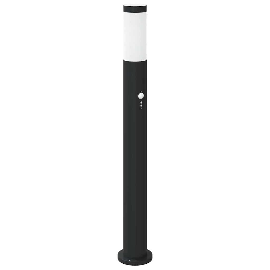 Vidaxl bolderverlichting met sensor 80 cm rvs ip44