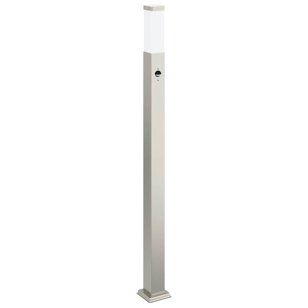 Vidaxl bolderverlichting met sensor 110 cm roestvrij staal ip44