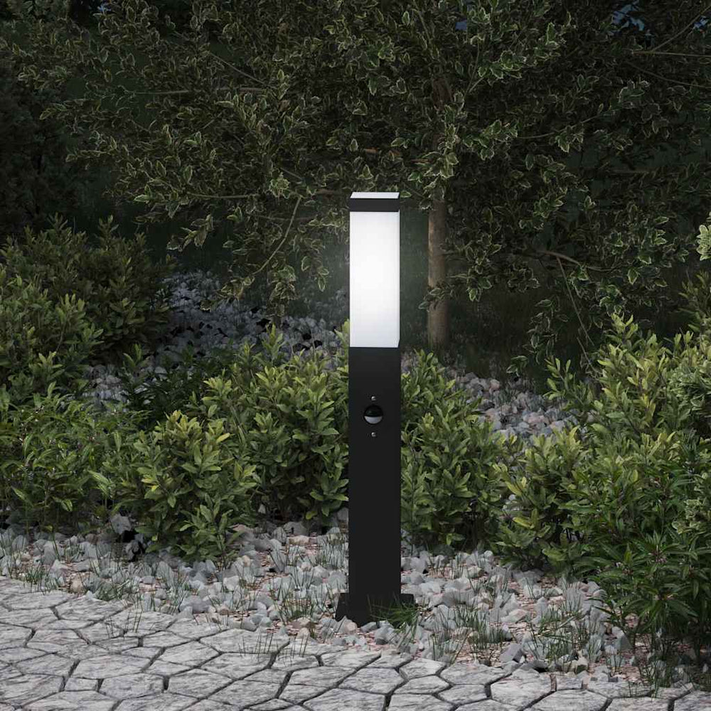 Vidaxl bolderverlichting met sensor 50 cm zwart ip44