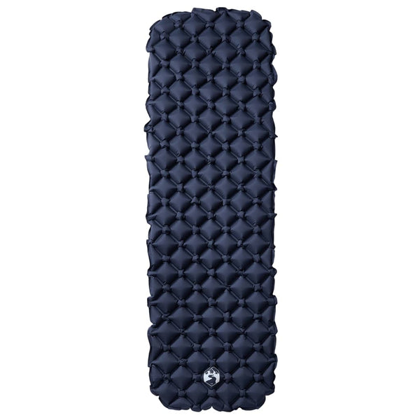 Vidaxl kampeermatras opblaasbaar 190x58x6 cm 1- persoons grijs