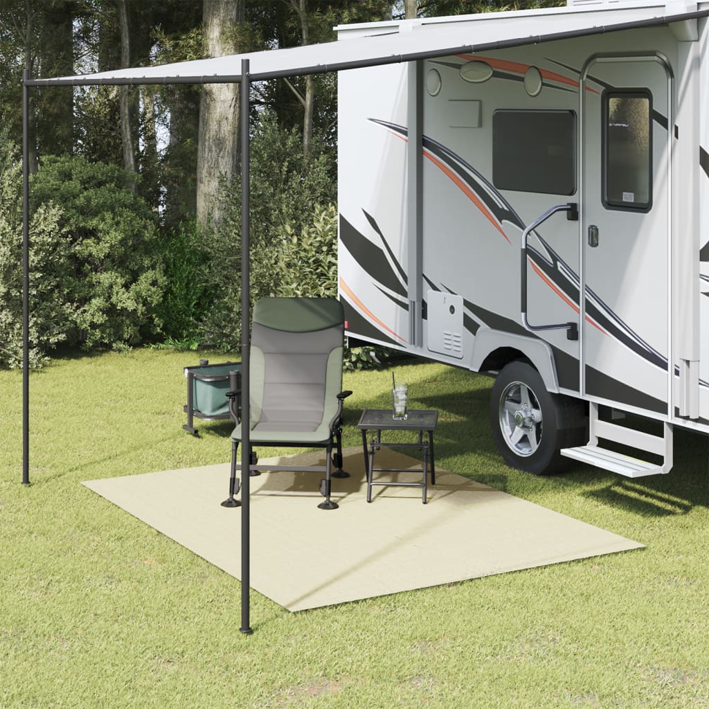 Vidaxl tenttapijt 4x2m crèmekleurig