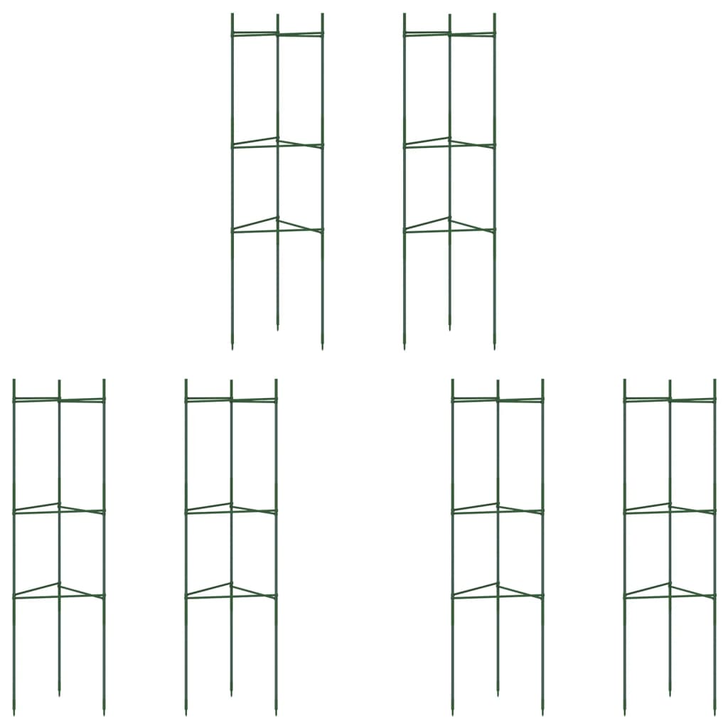 Vidaxl tomatenkooien 6 st 116 cm staal en polypropeen