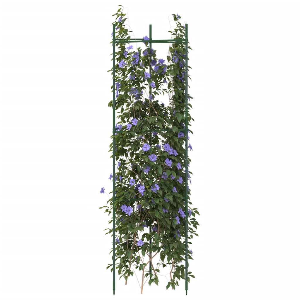 Vidaxl tomatenkooien 6 st 116 cm staal en polypropeen
