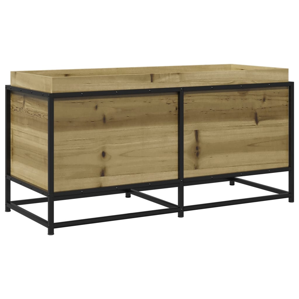 Vidaxl plantenbak 100x40x50 cm geïmpregneerd groenenhout