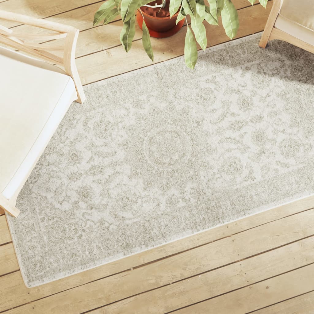 VidaXL Vloerkleed voor binnen buiten laagpolig 80x300 cm meerkleurig