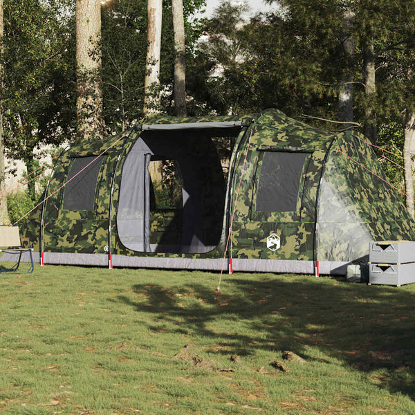 Vidaxl tunneltent 4-persoons waterdicht camouflage