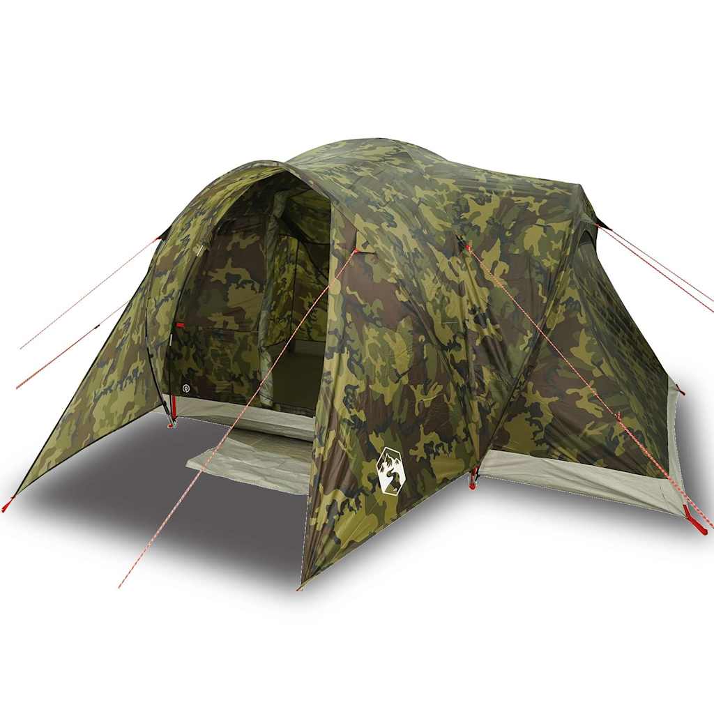 Vidaxl koepeltent 6-persoons waterdichte camouflage