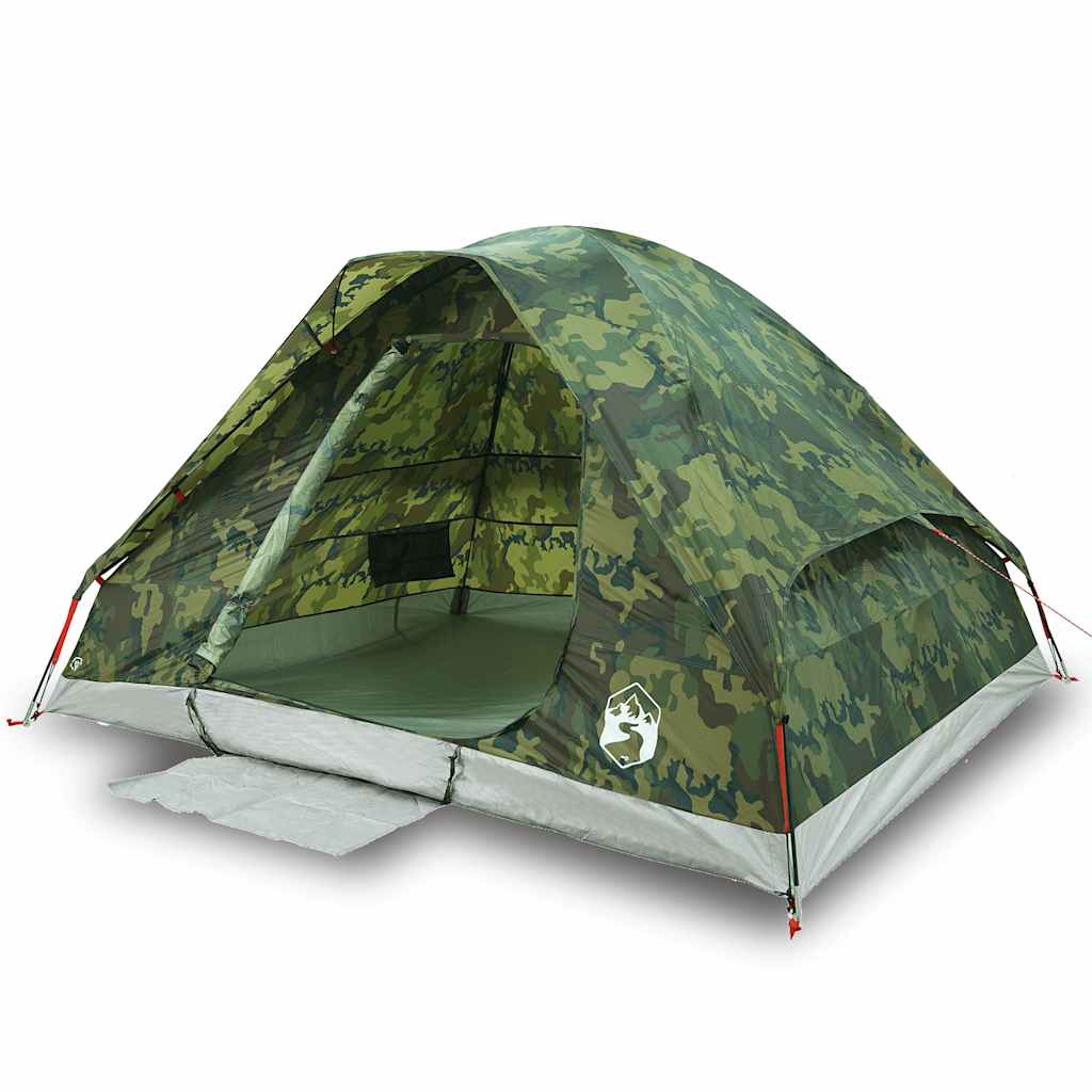 Vidaxl koepeltent 2-persoons waterdichte camouflage
