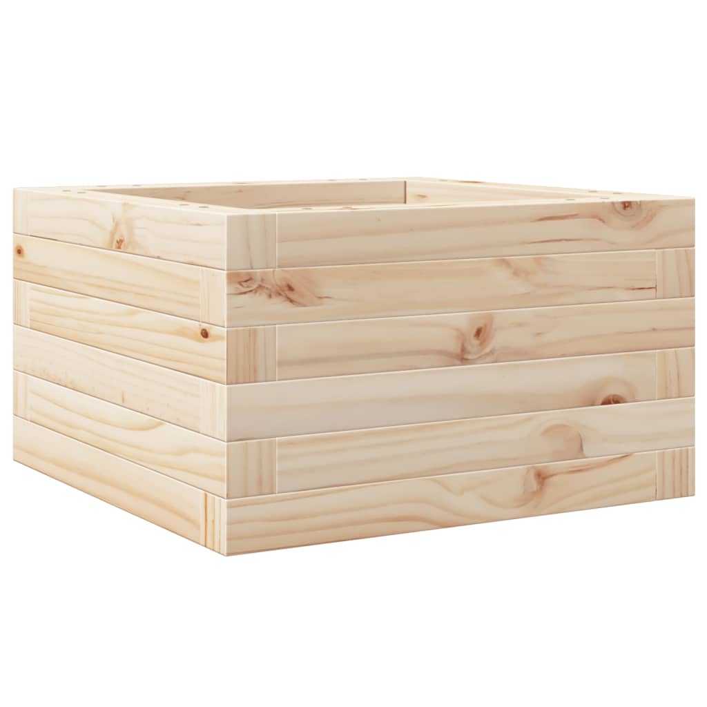 Vidaxl plantenbak 40x40x23 cm massief groenhout