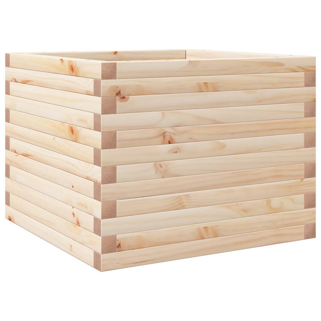 Vidaxl plantenbak 60x60x45,5 cm massief groenhout