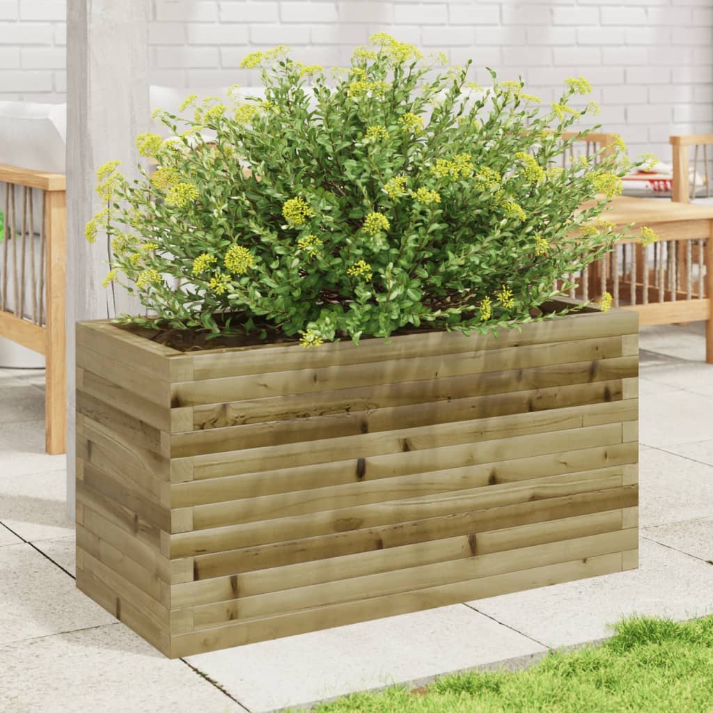 Vidaxl plantenbak 90x40x45,5 cm geimpregneerd groenhout