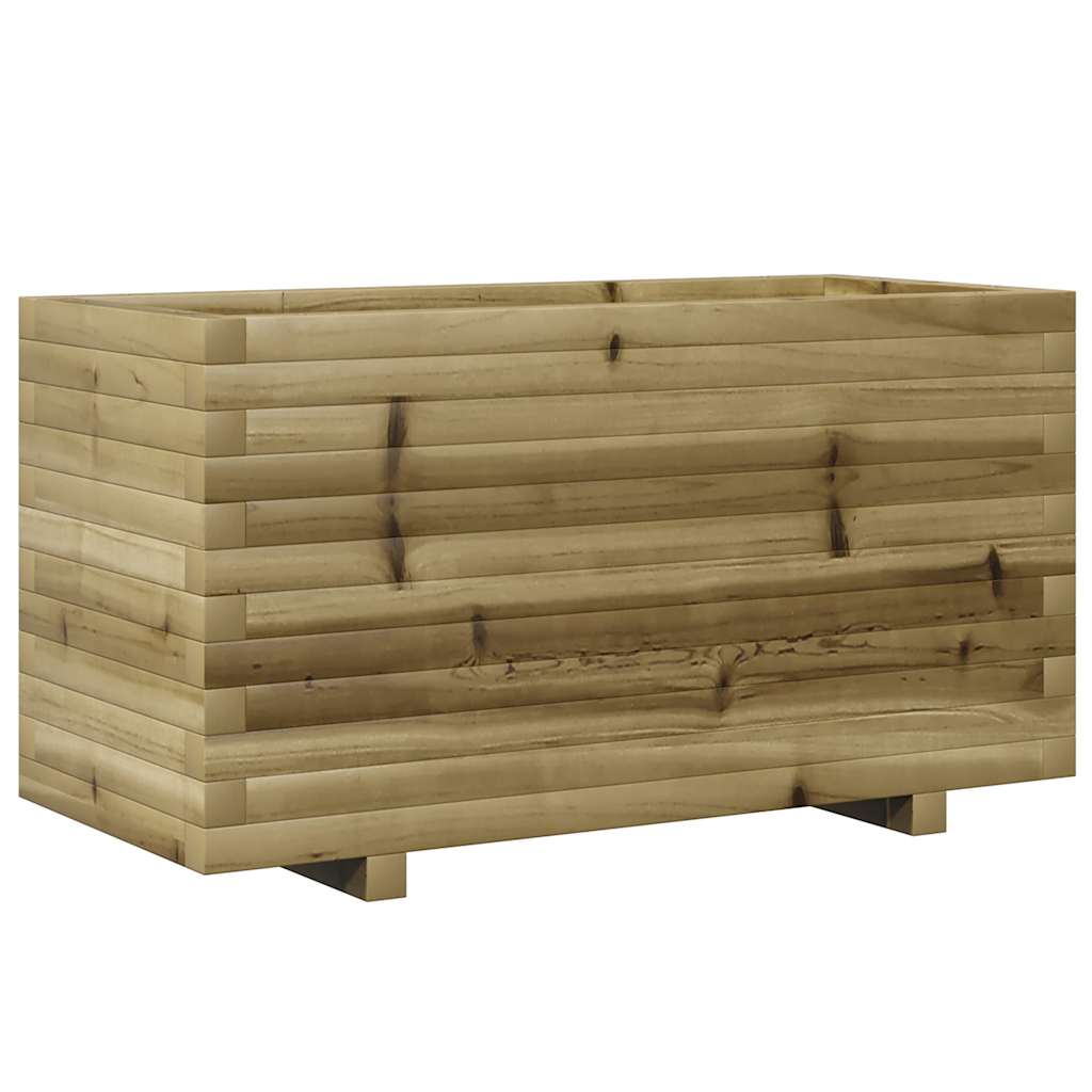 Vidaxl plantenbak 90x40x49,5 cm geïmpregneerd groenenhout