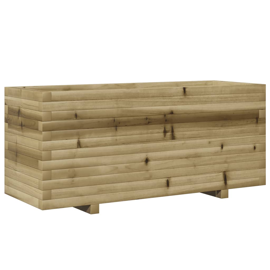 Vidaxl plantenbak 110x40x49,5 cm geïmpregneerd groenenhout
