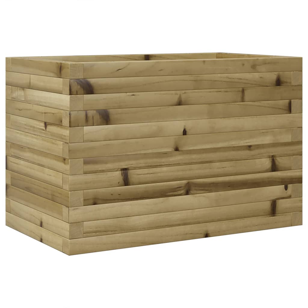 VidaXL Plantenbak 70x40x46 cm geïmpregneerd groenenhout