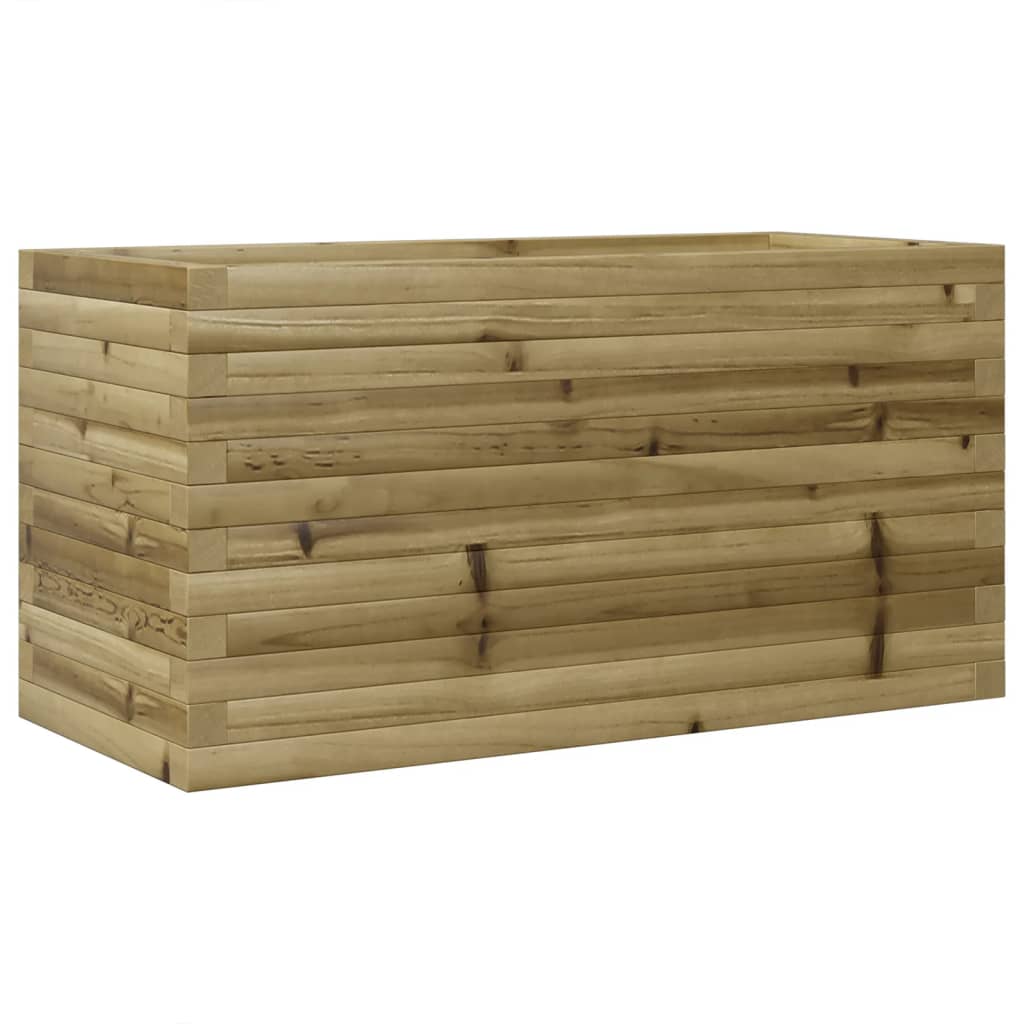 VidaXL Plantenbak 90x40x46 cm geïmpregneerd groenenhout