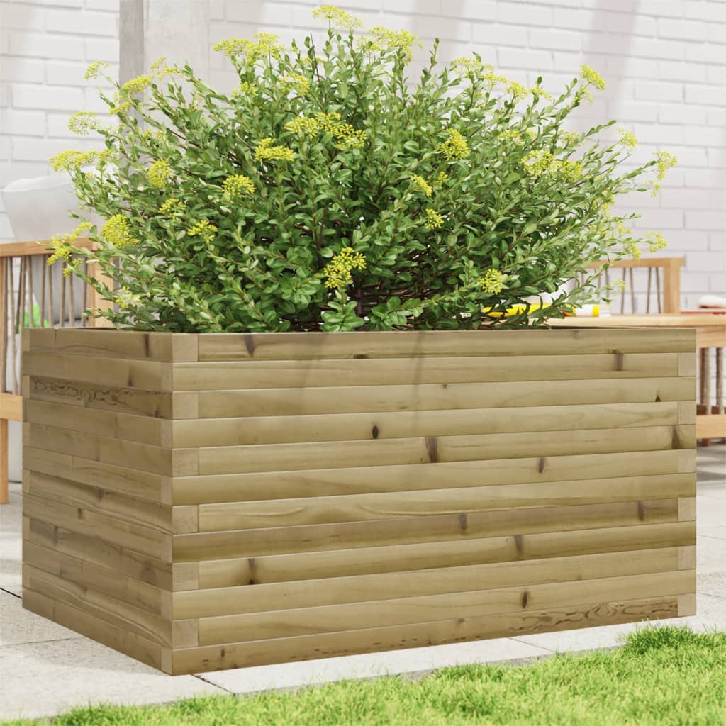 Vidaxl plantenbak 90x60x46 cm geïmpregneerd grenenhout