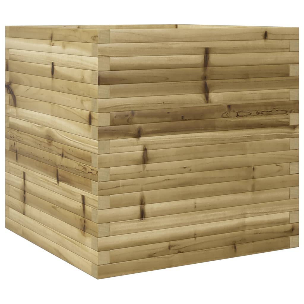 VidaXL Plantenbak 70x70x68,5 cm geïmpregneerd groenenhout
