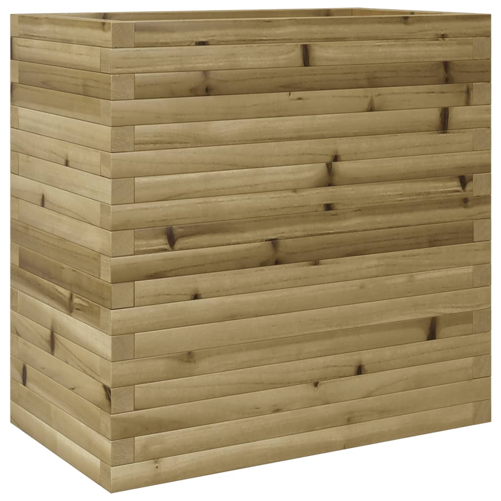 VidaXL Plantenbak 70x40x68,5 cm geïmpregneerd groenenhout