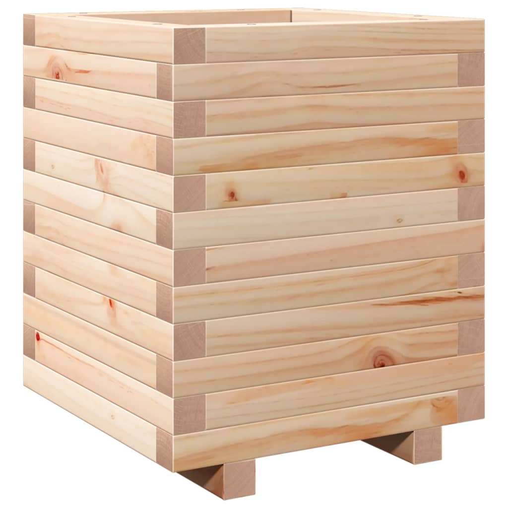 VidaXL Plantenbak 40x40x49,5 cm massief groenhout