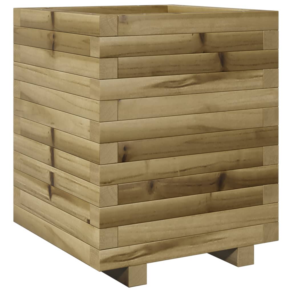 VidaXL Plantenbak 40x40x49,5 cm geïmpregneerd groenenhout