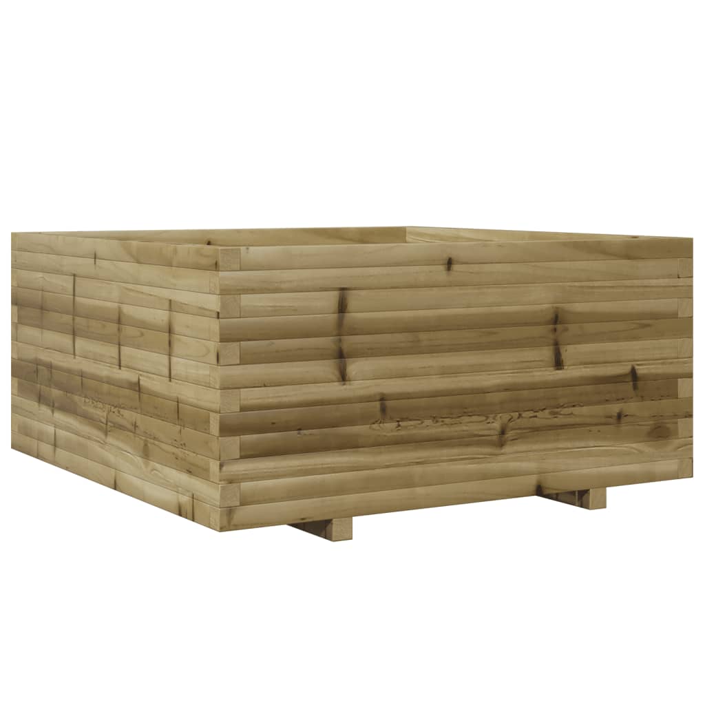 VidaXL Plantenbak 100x100x49,5 cm geïmpregneerd groenenhout