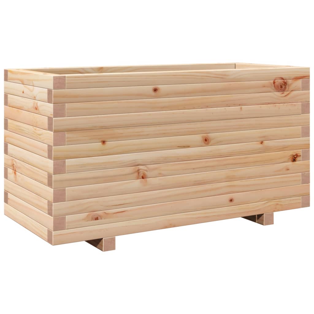 VidaXL Plantenbak 90x40x49,5 cm massief groenhout