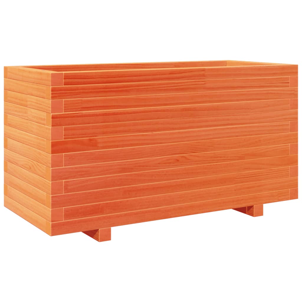 VidaXL Plantenbak 90x40x49,5 cm massief groenenhout wasbruin
